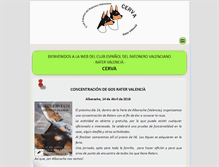 Tablet Screenshot of clubratonerovalenciano.com